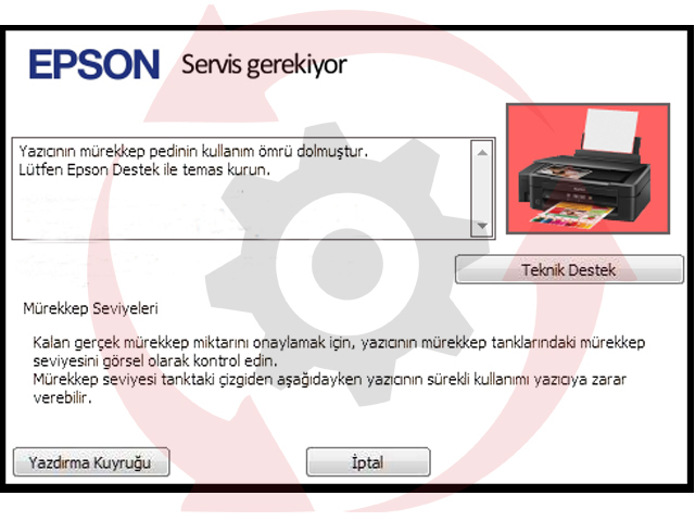 Epson Canon Ped Reset Tüm Modeller Ücretsiz Yazıcı Reset 9273